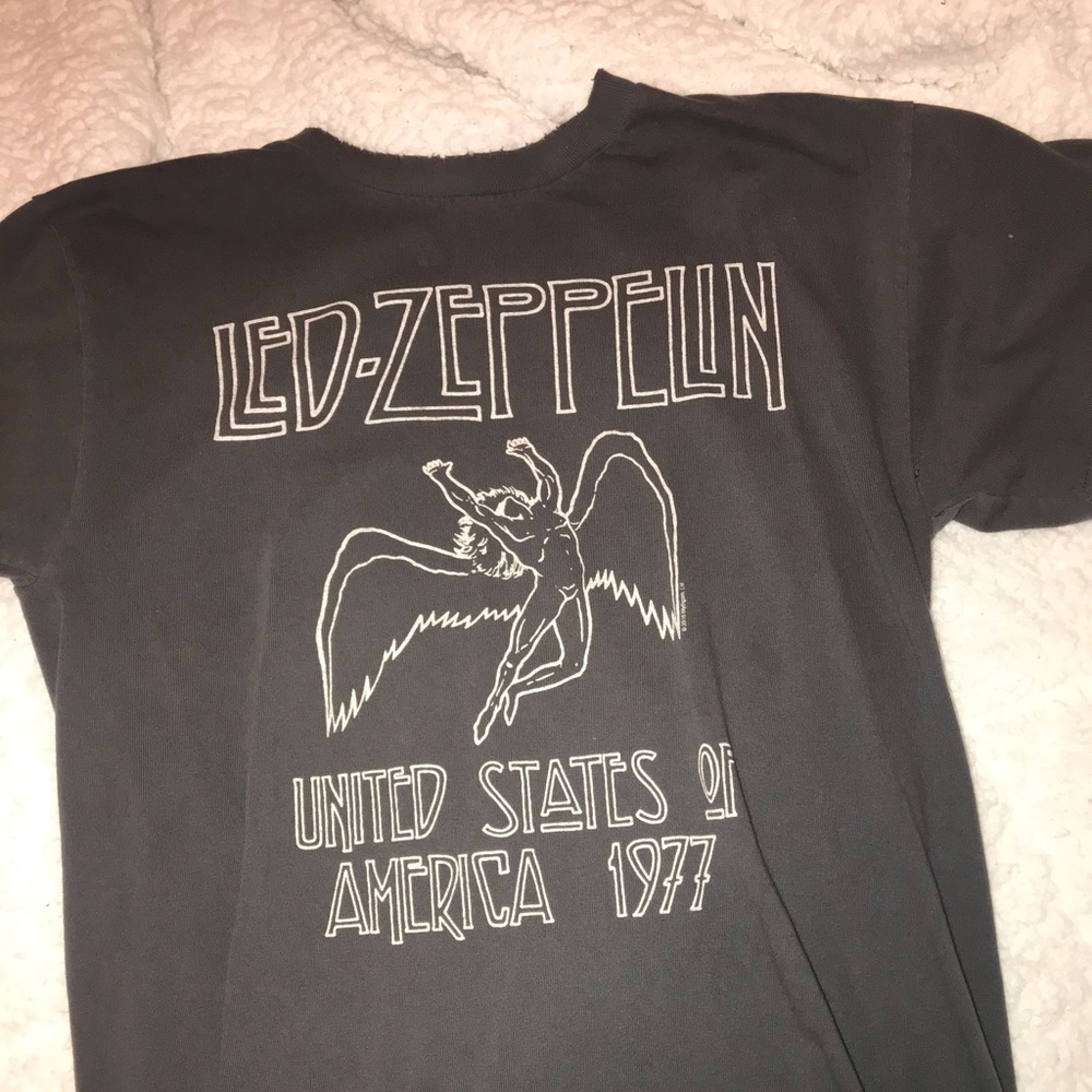 brandy melville led zeppelin oversized tee